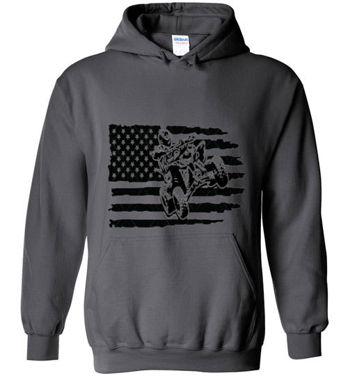 flag/4wheeler adult and youth hoodie