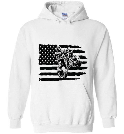 flag/4wheeler adult and youth hoodie