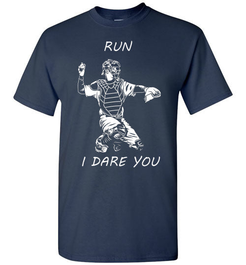 catcher run adult and youth t-shirt