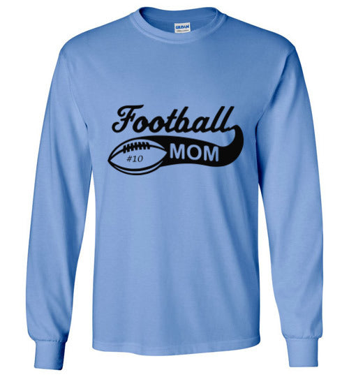 Football mom - t-shirt -long sleeve