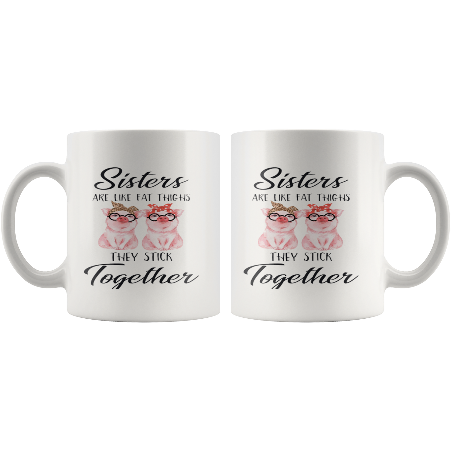 Sisters mug white