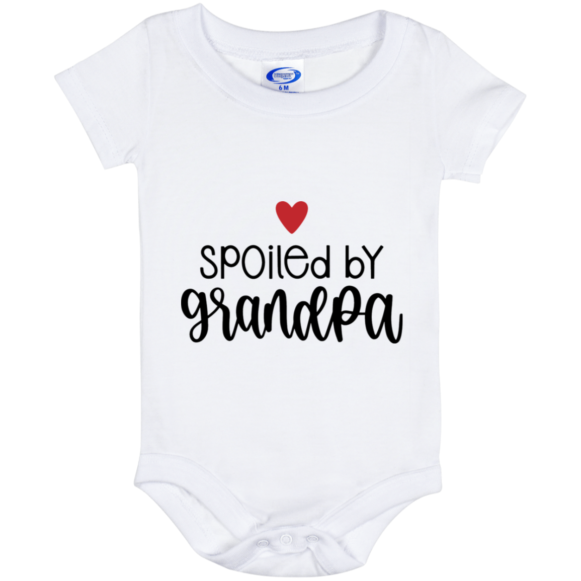Spoiled by Grandpa Baby Onesie 6 Month