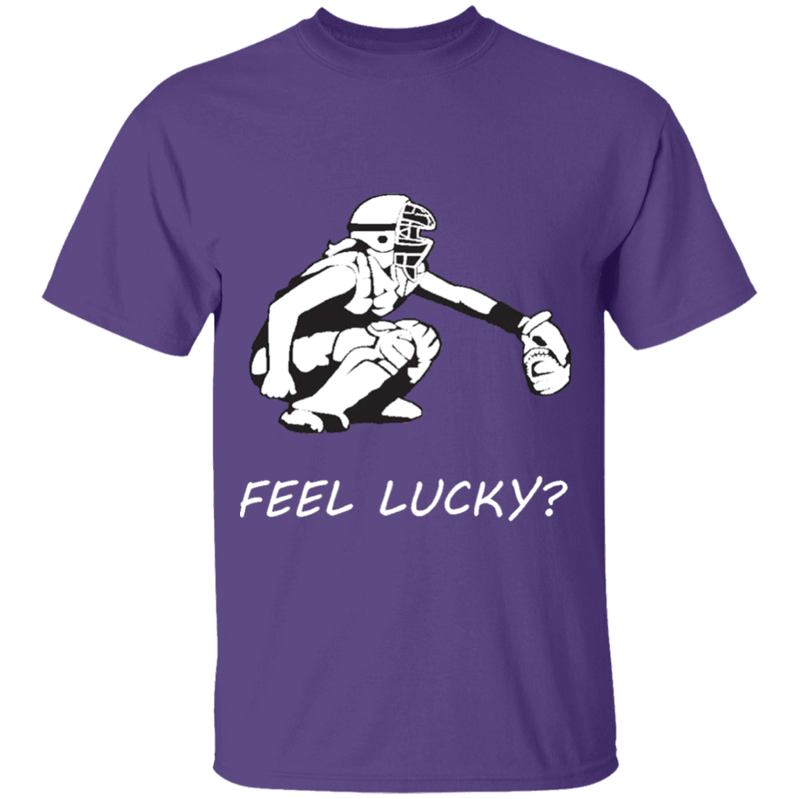 Softball catcher - feel lucky (w) T-Shirt (youth)