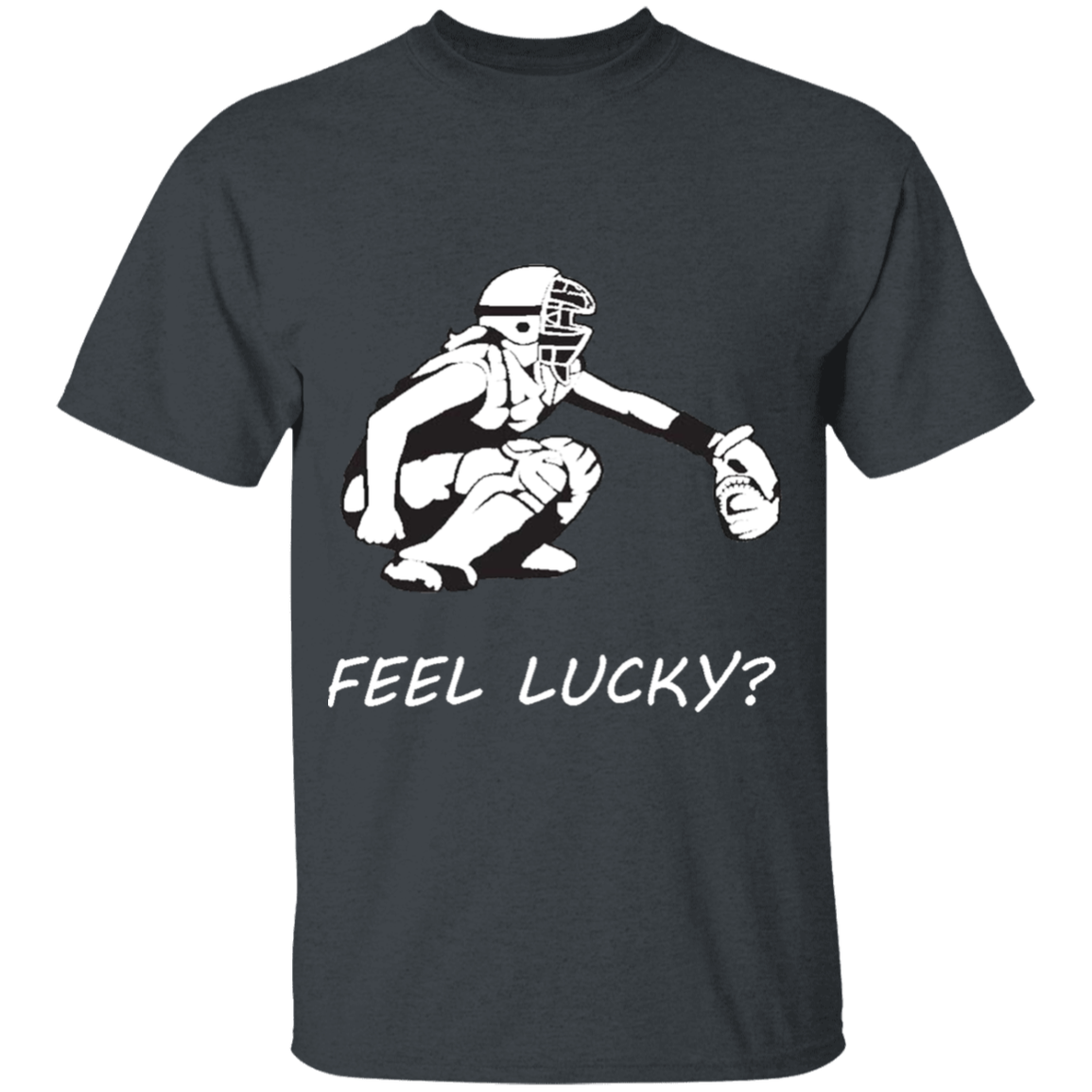 Softball catcher - feel lucky (w) T-Shirt (youth)