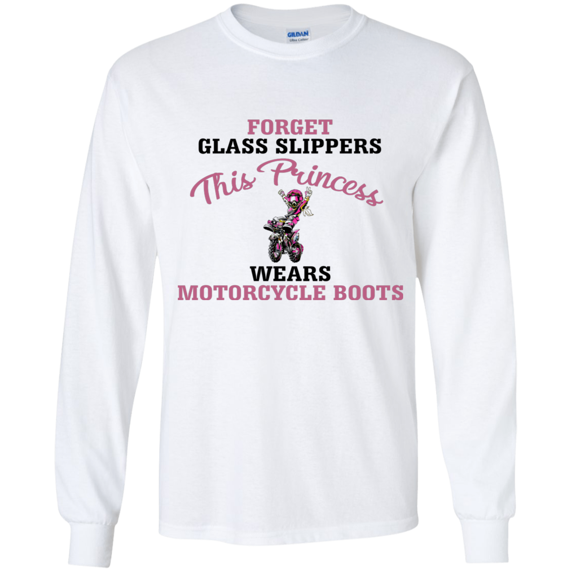 princess motorcycle long sleeve T'shirt