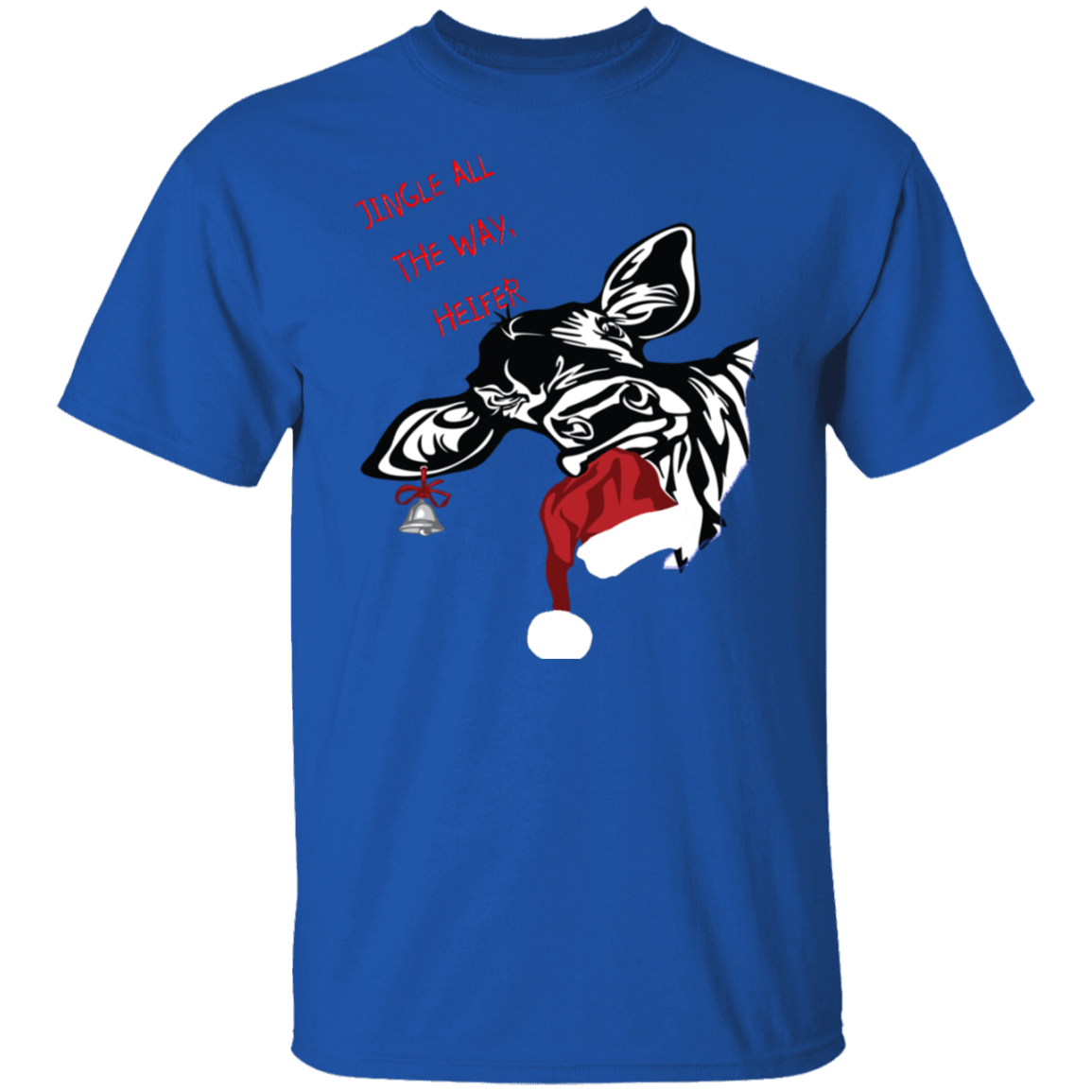 Jingle all the way heifer (2) T-Shirt