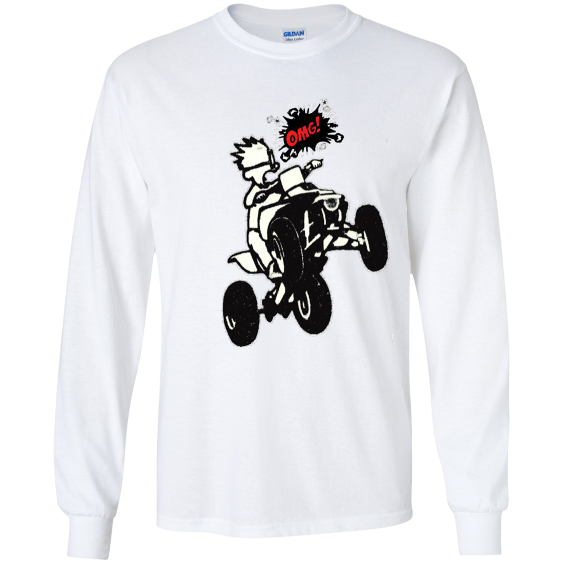 4 wheeler OMG Youth long sleeve T-Shirt