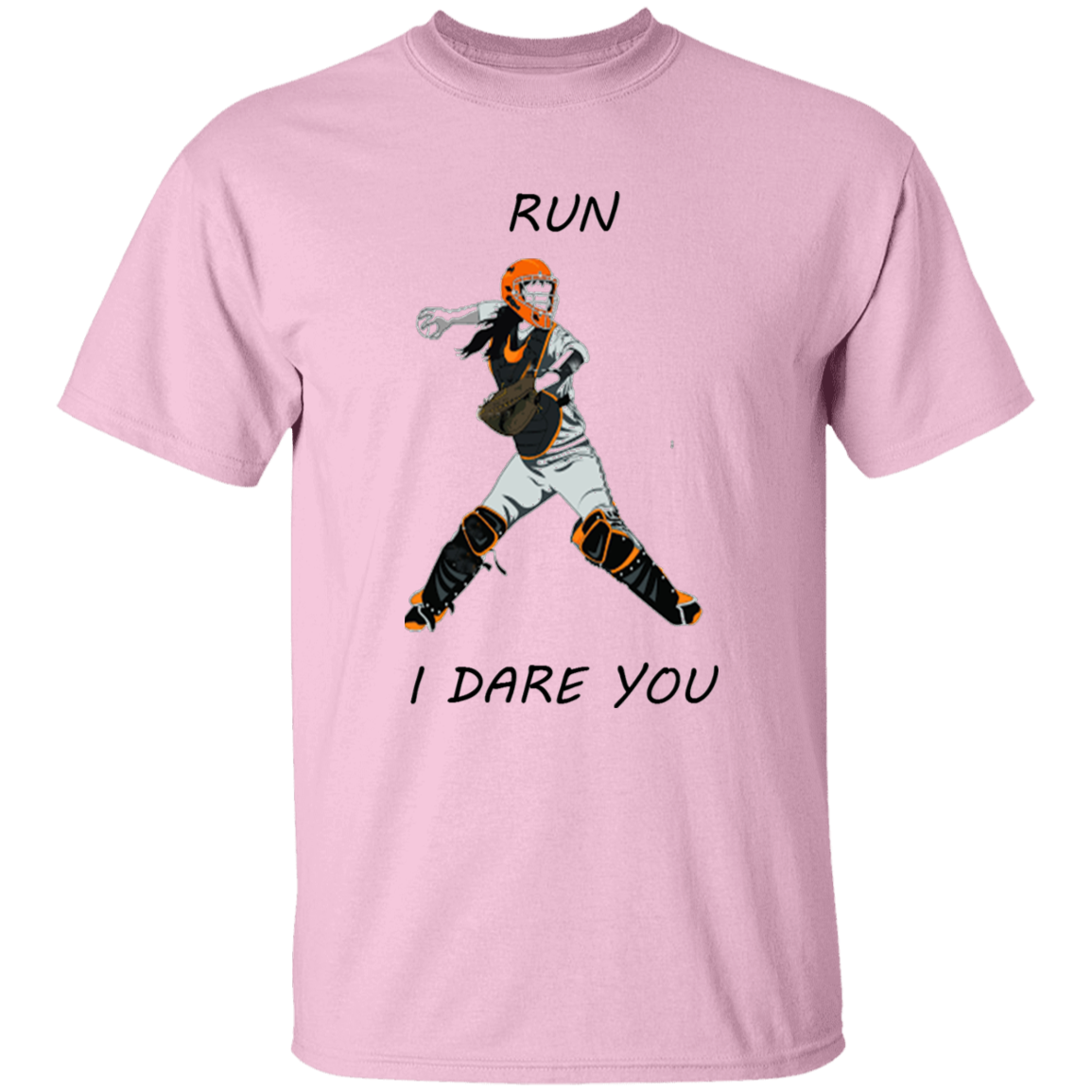 Softball catcher - run - T-Shirt (youth)