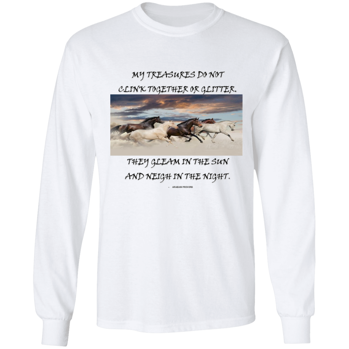 Horse treasures long sleeve t'shirt