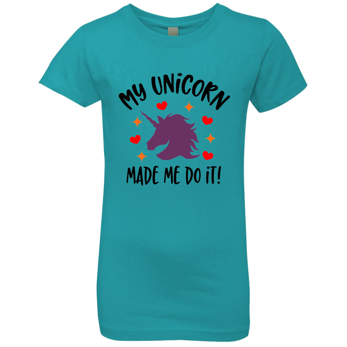 Unicorn Girls' Princess T-Shirt