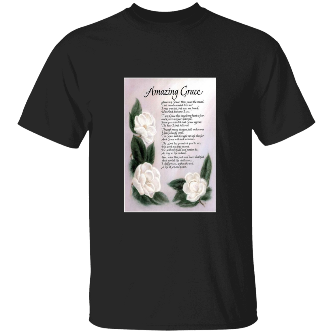 Amazing grace with magnolias T-shirt