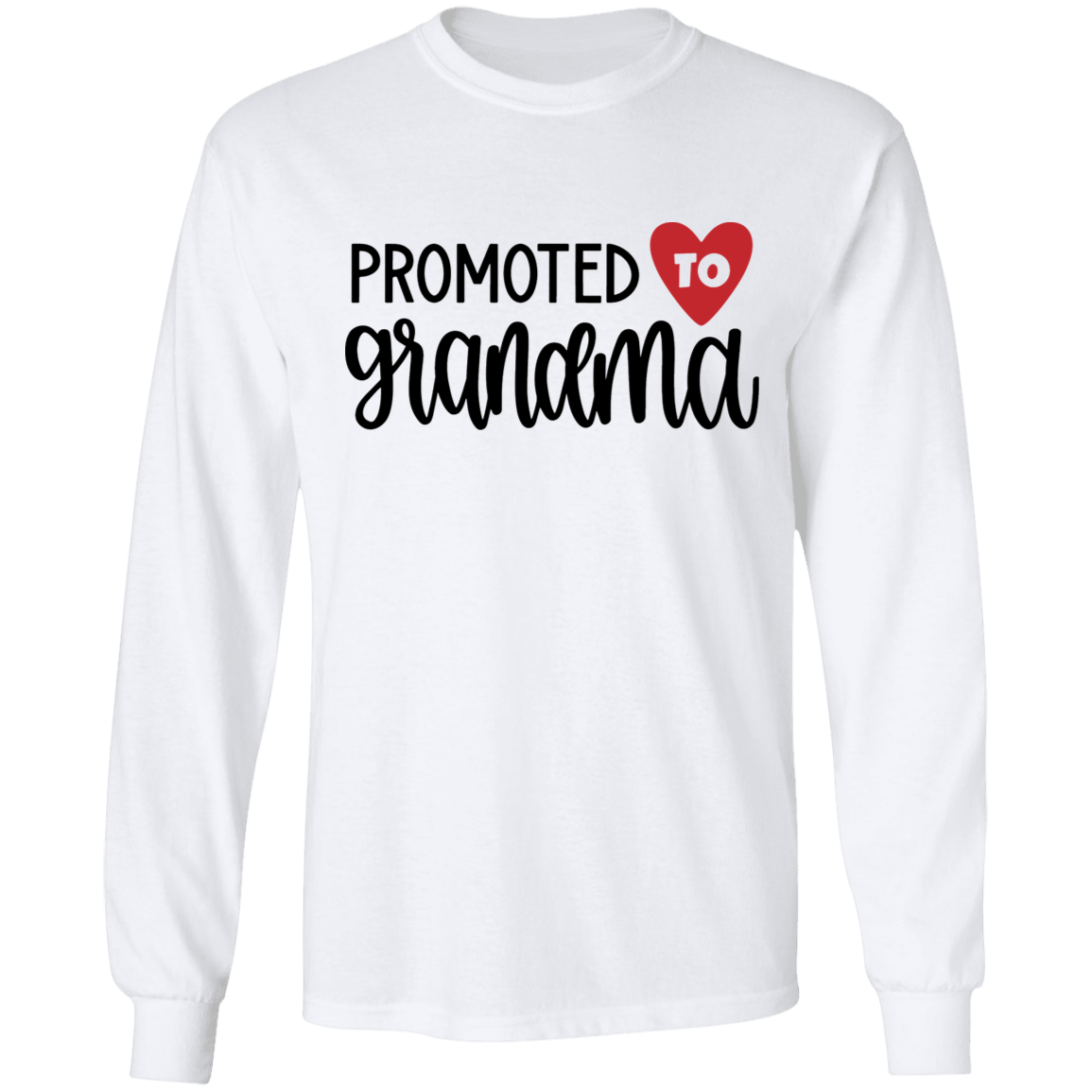 Promoted to Grandma long sleeve t'shirt
