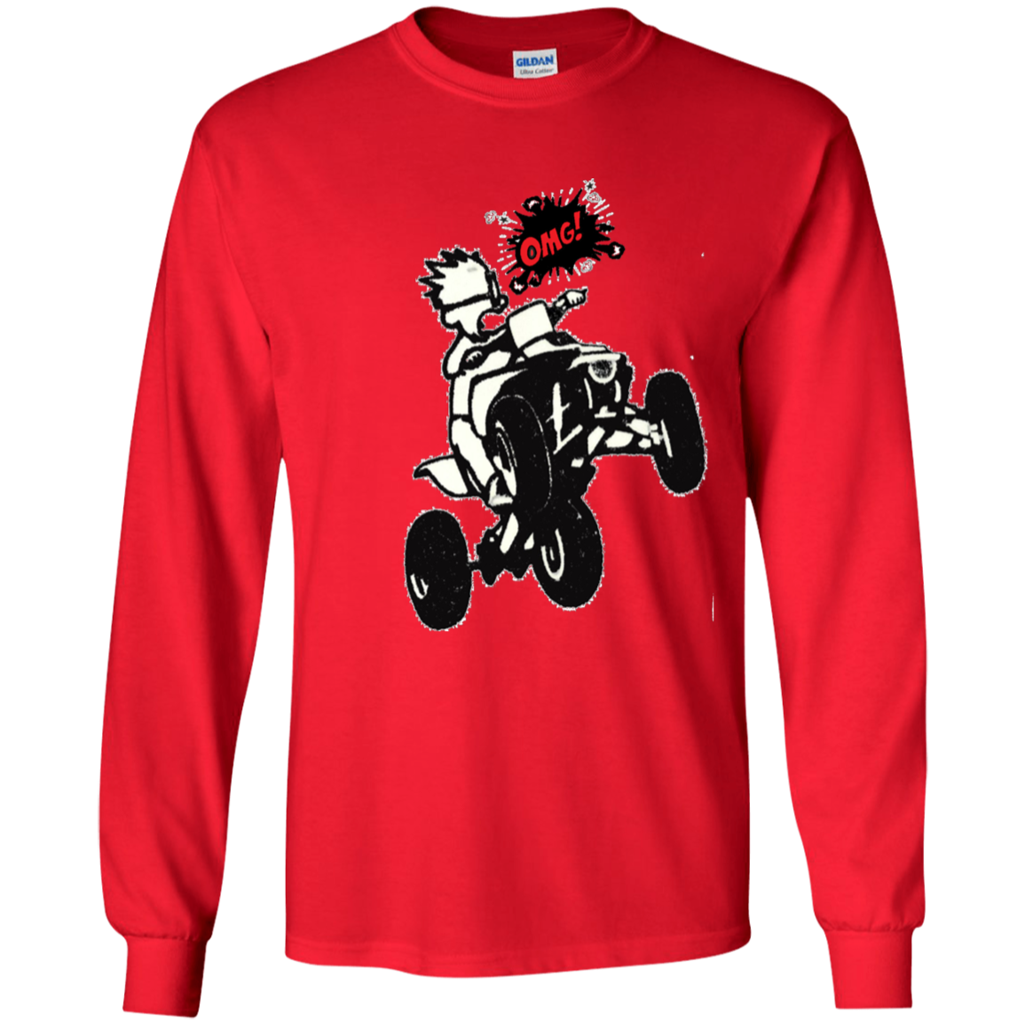 4 wheeler OMG Youth long sleeve T-Shirt