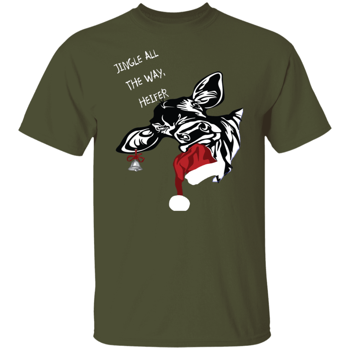 Jingle all the way heifer T-Shirt