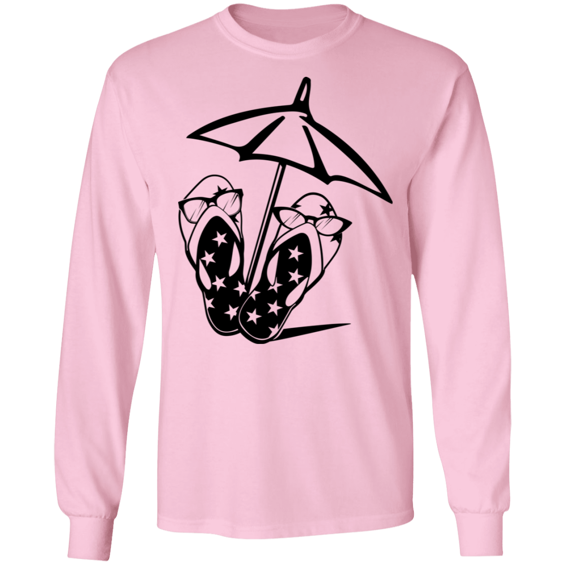 Flip Flop long sleeve Cotton T-Shirt