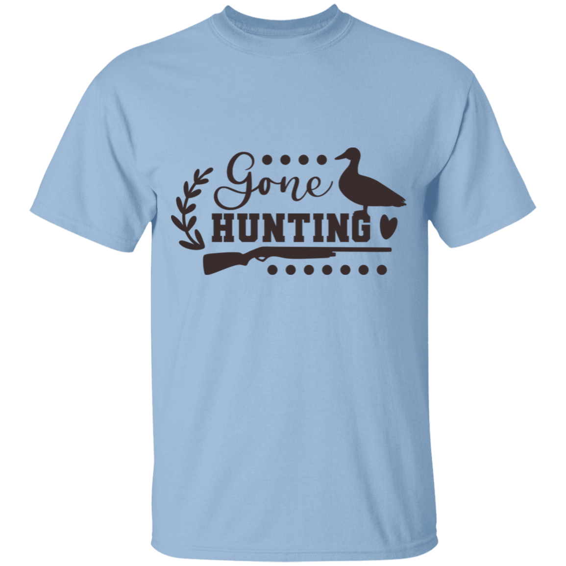 Gone hunting youth Cotton T-Shirt