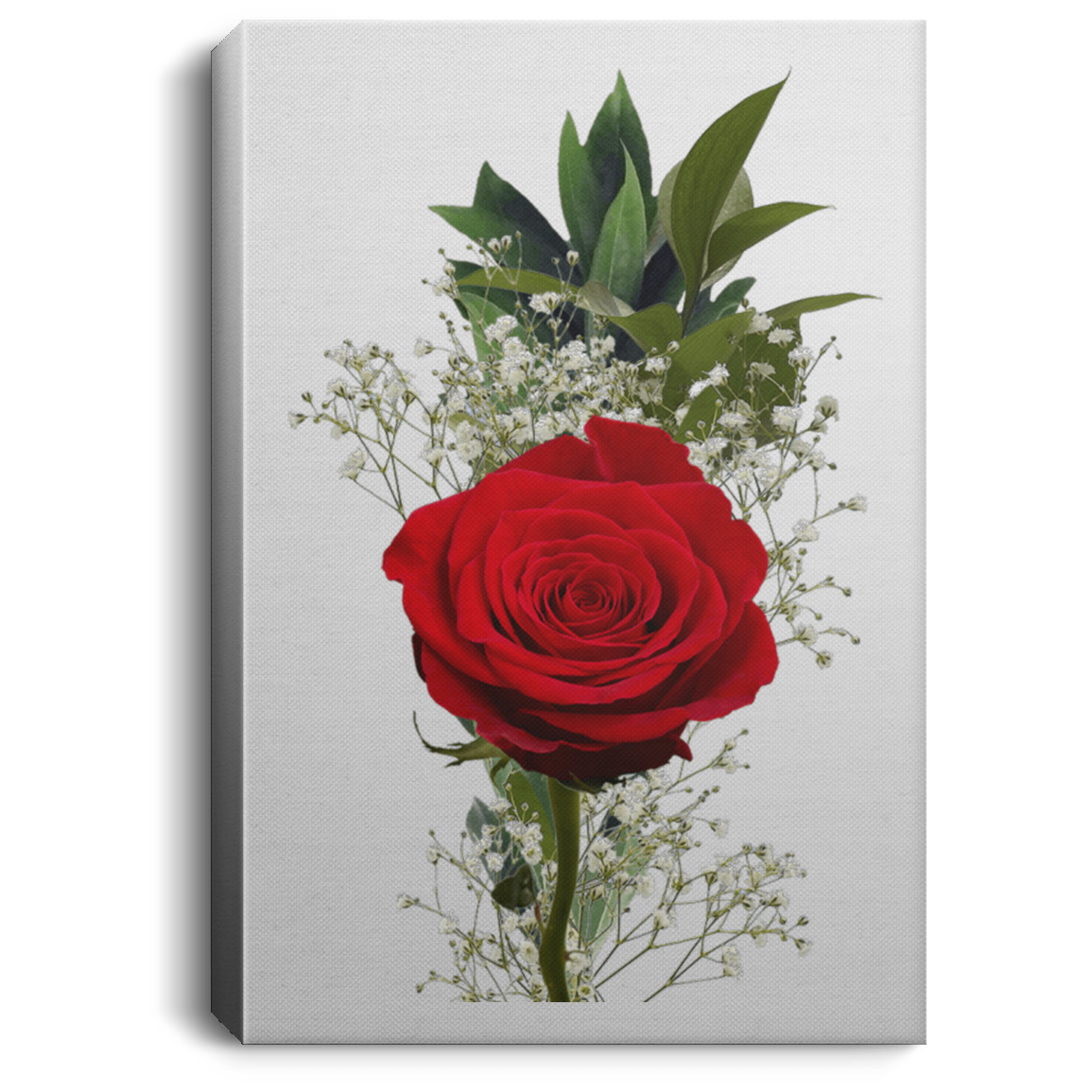 Rose Portrait Canvas .75in Frame