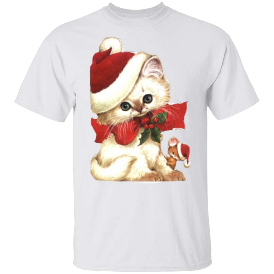 santa kitten Youth t'shirt