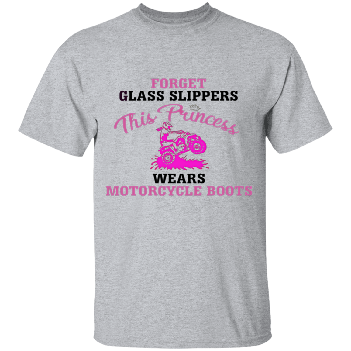 youth princess 4-wheeler short sleeve t'shirt