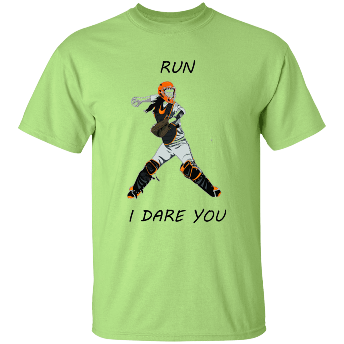 Softball catcher - run - T-Shirt (youth)