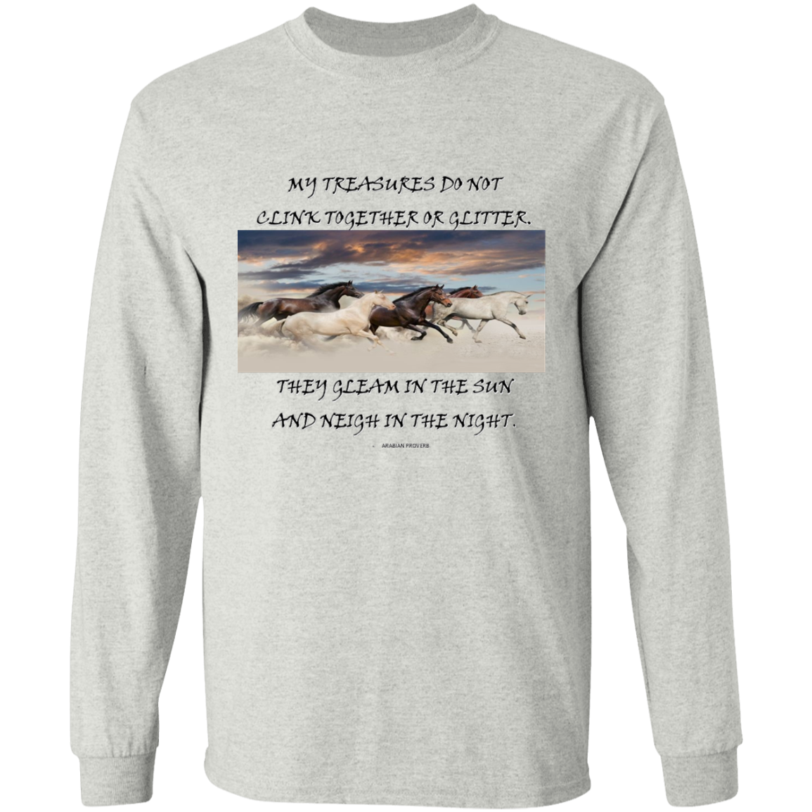 Horse treasures long sleeve t'shirt