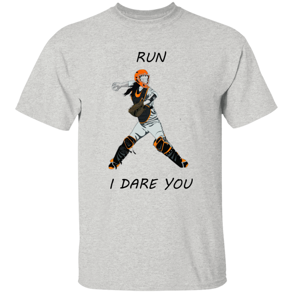 Softball catcher - run - T-Shirt (youth)