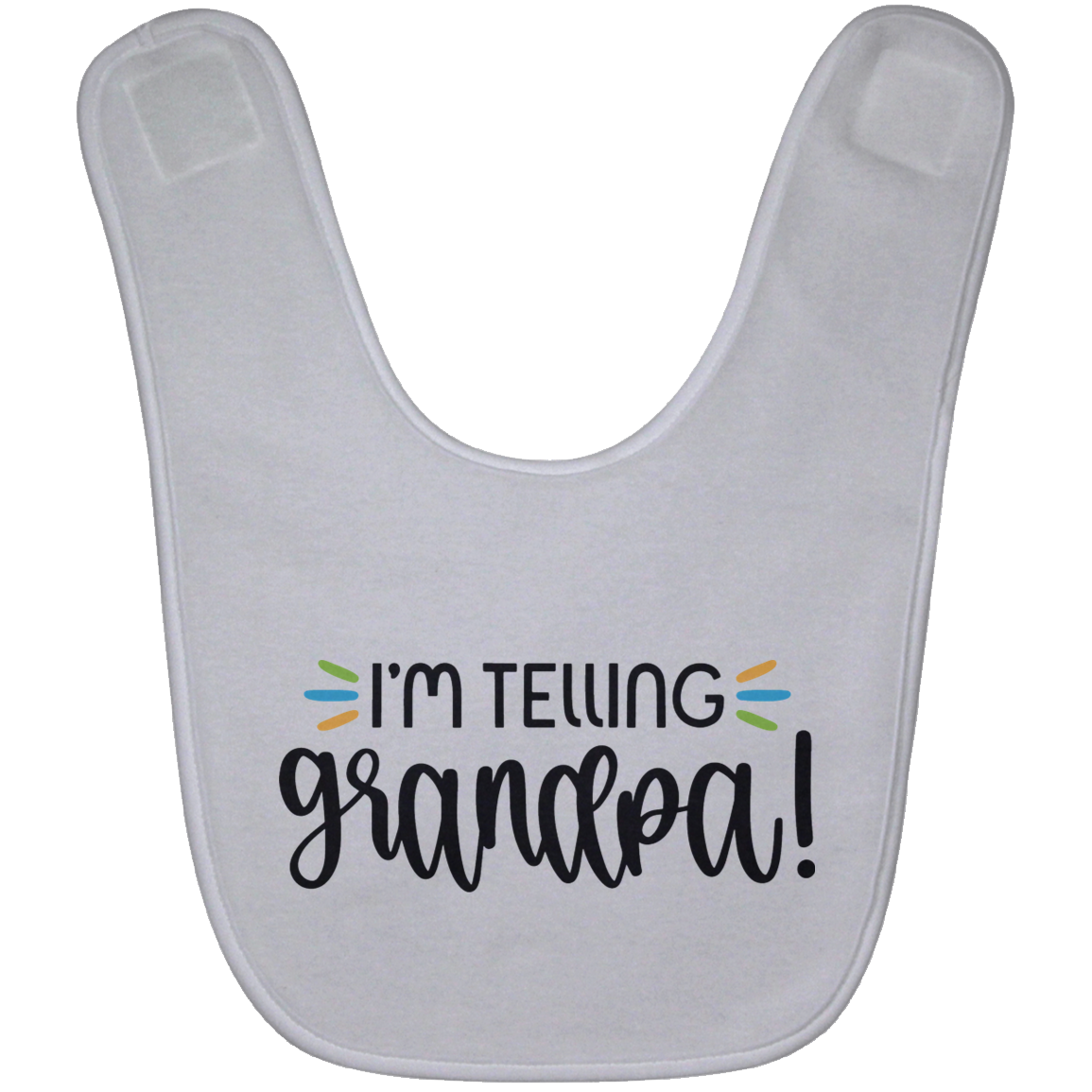 Telling Grandma Baby Bib