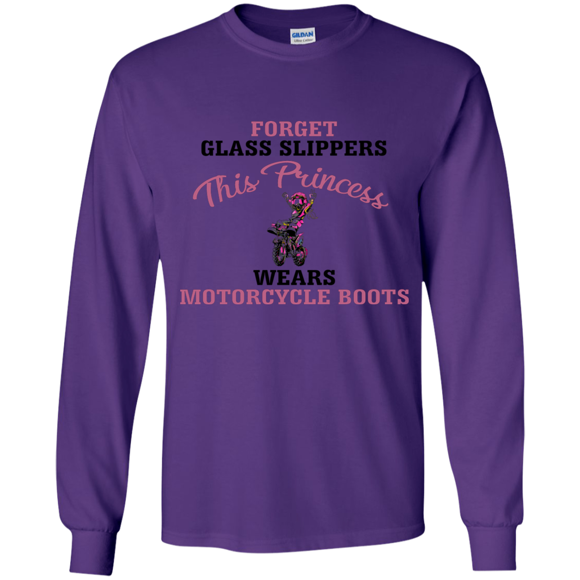 princess motorcycle long sleeve T'shirt