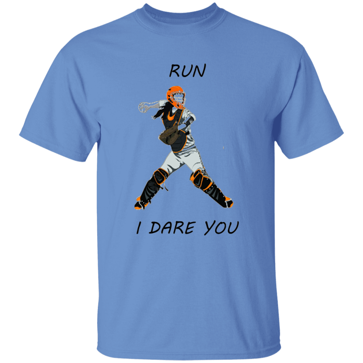 Softball catcher - run - T-Shirt (youth)