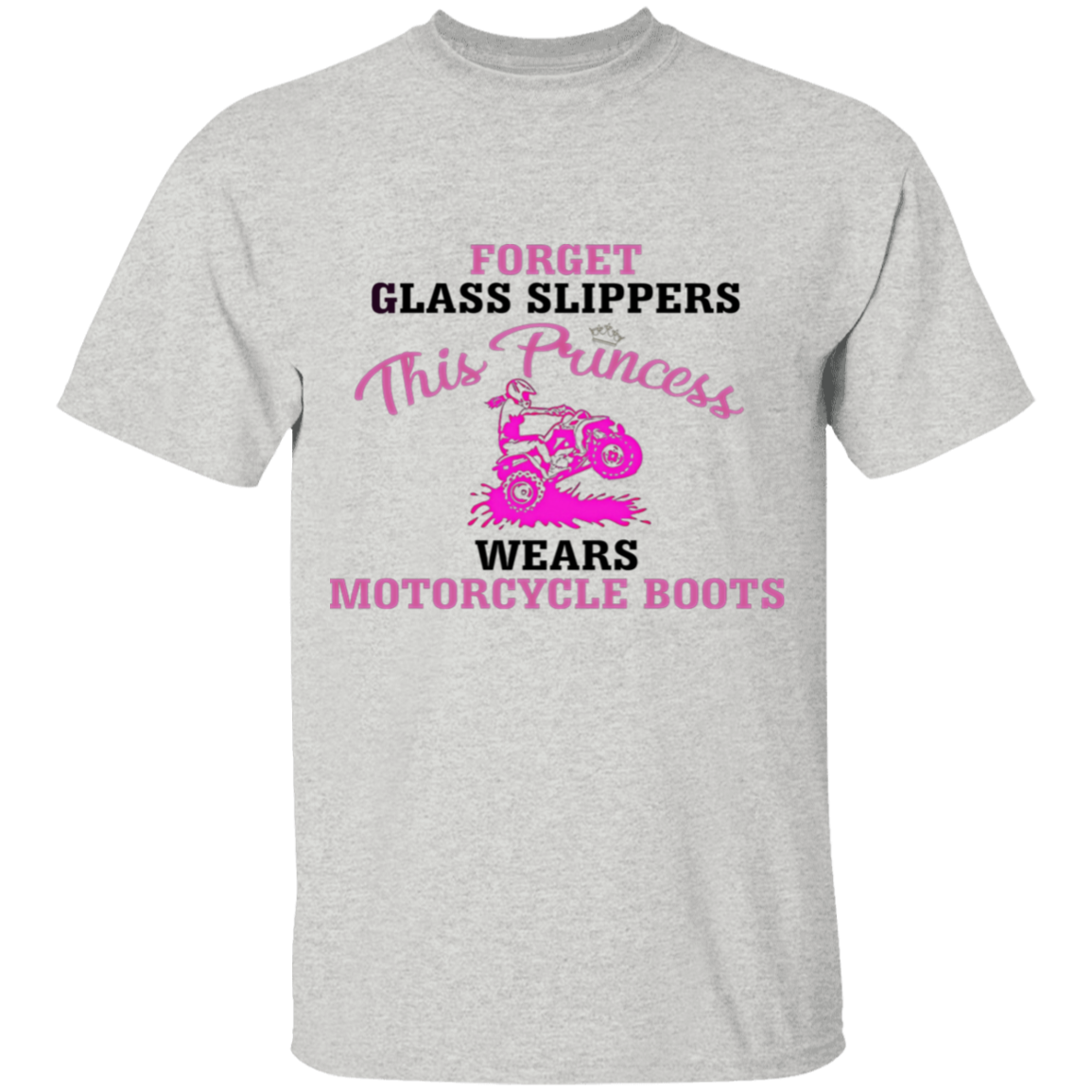 youth princess 4-wheeler short sleeve t'shirt