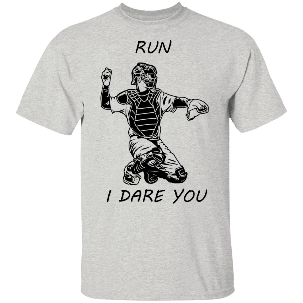 Baseball catcher - run - T-Shirt (youth)