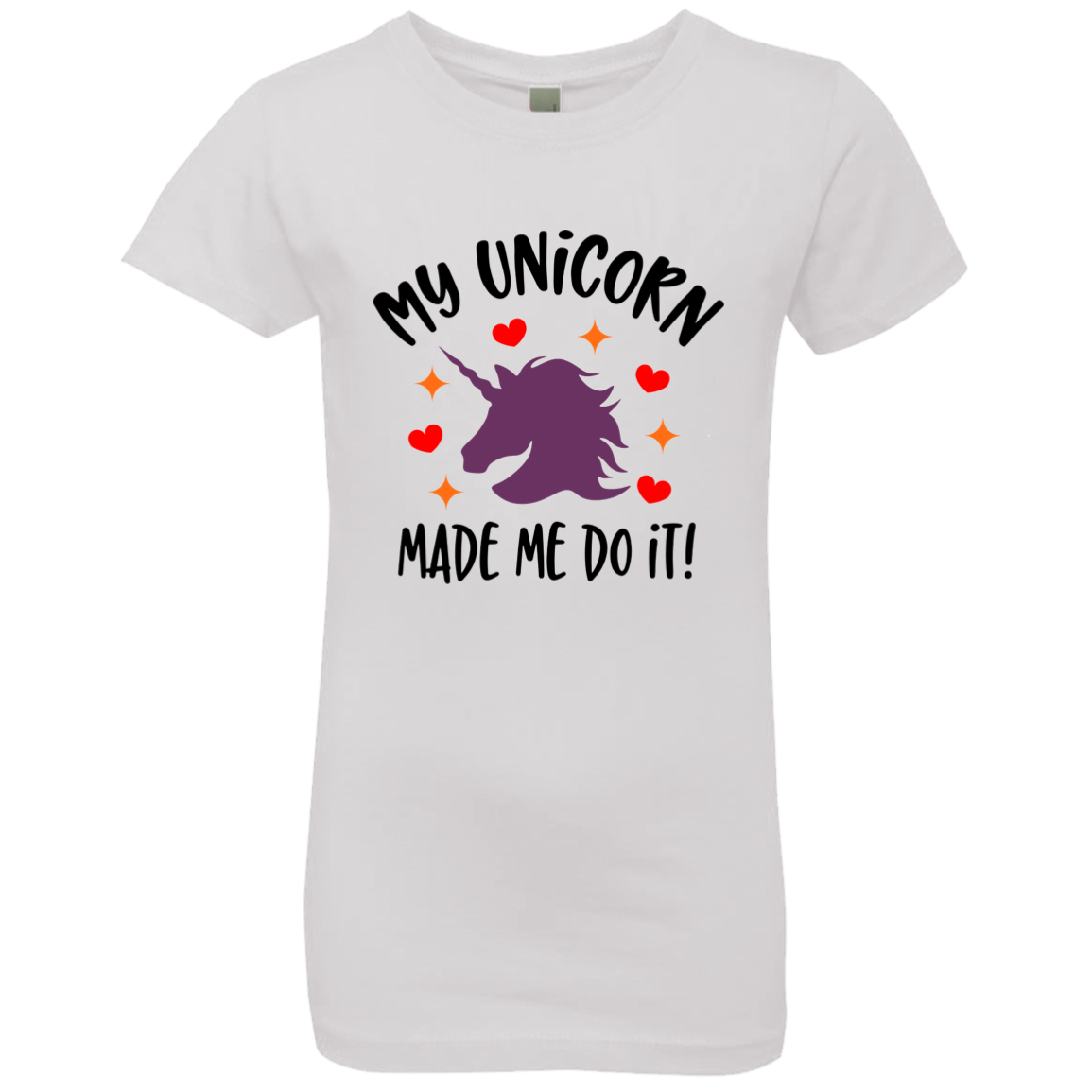 Unicorn Girls' Princess T-Shirt