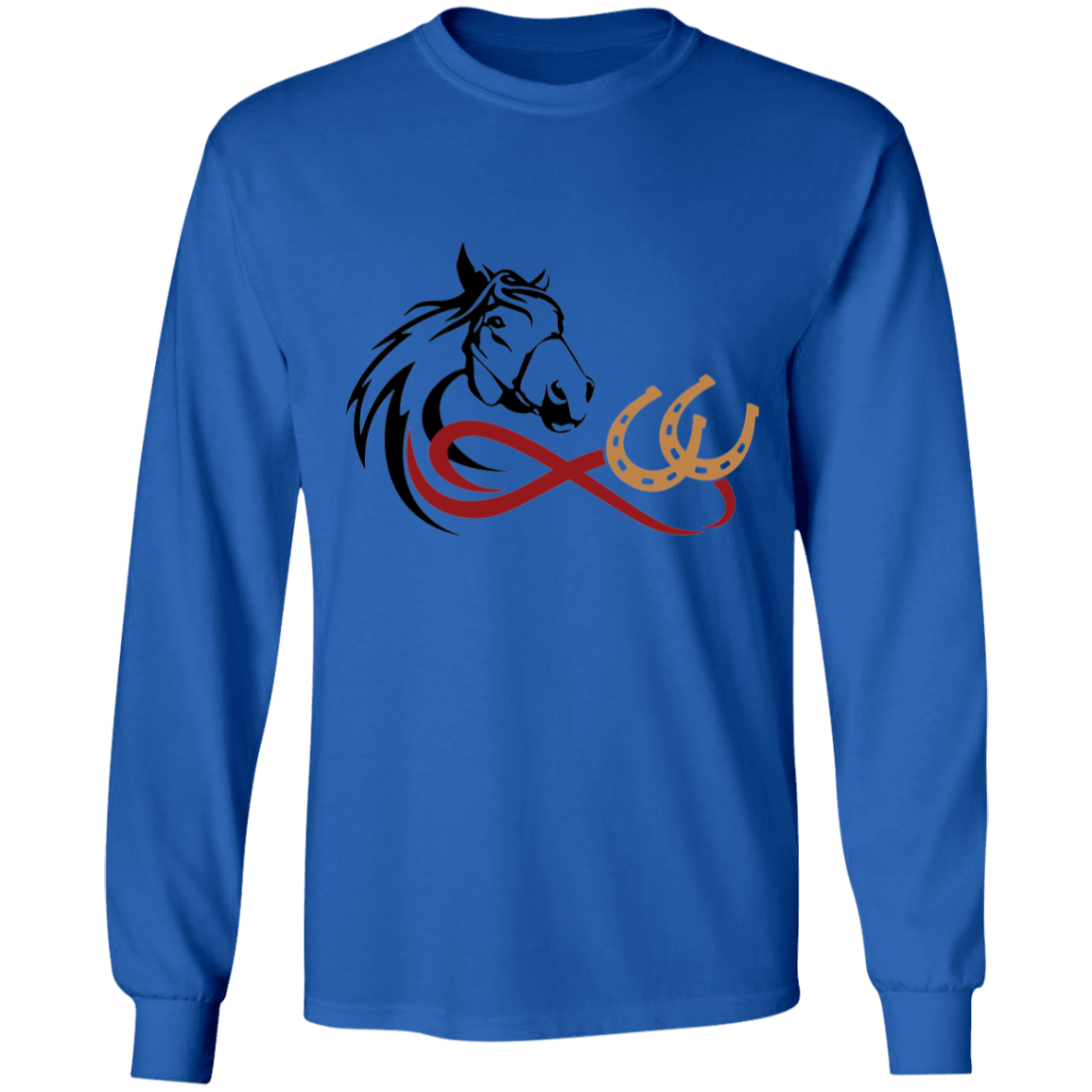 Horse infinity long sleeve t'shirt
