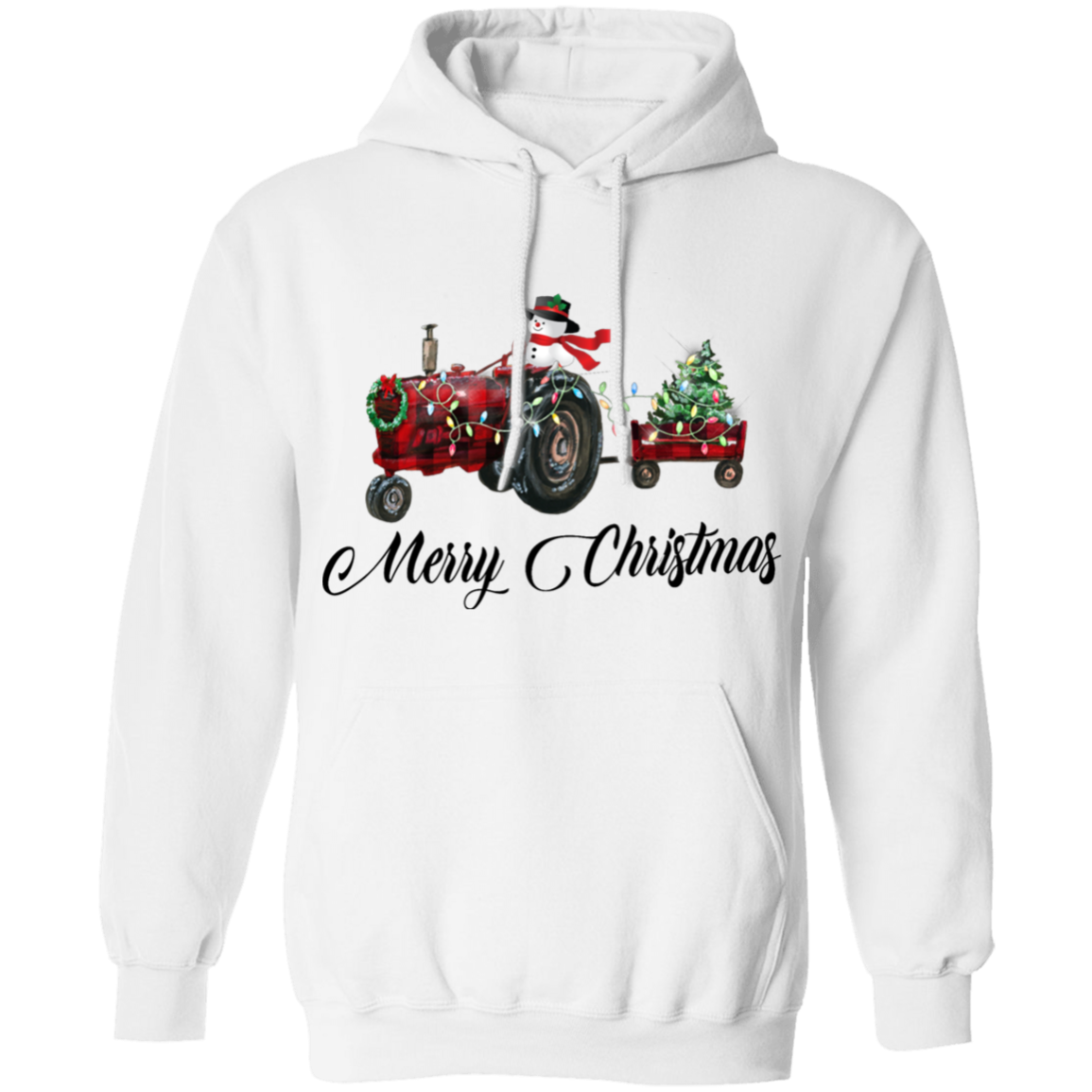 Snowman/tractor hoodie