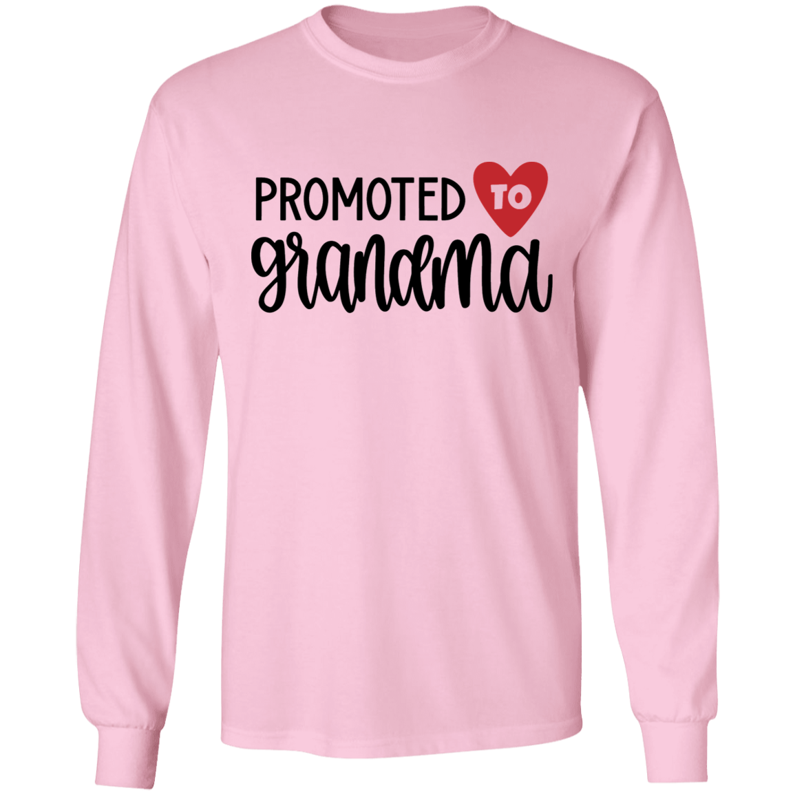 Promoted to Grandma long sleeve t'shirt