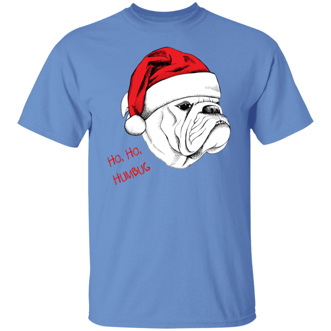 Bulldog Santa T-Shirt