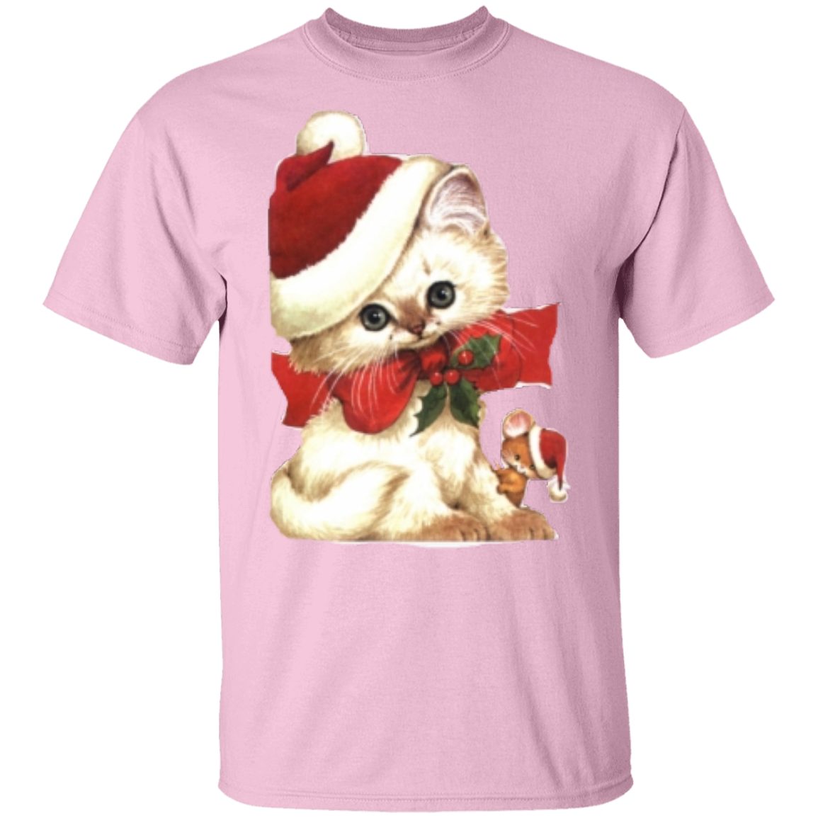 santa kitten Youth t'shirt