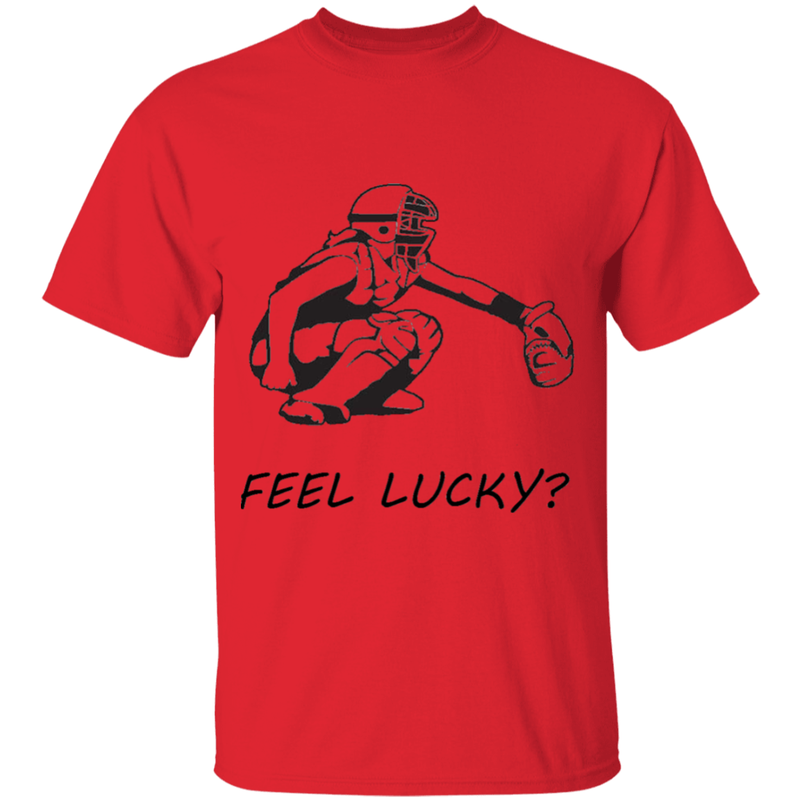 Softball Catcher - feel lucky - T-Shirt (youth)