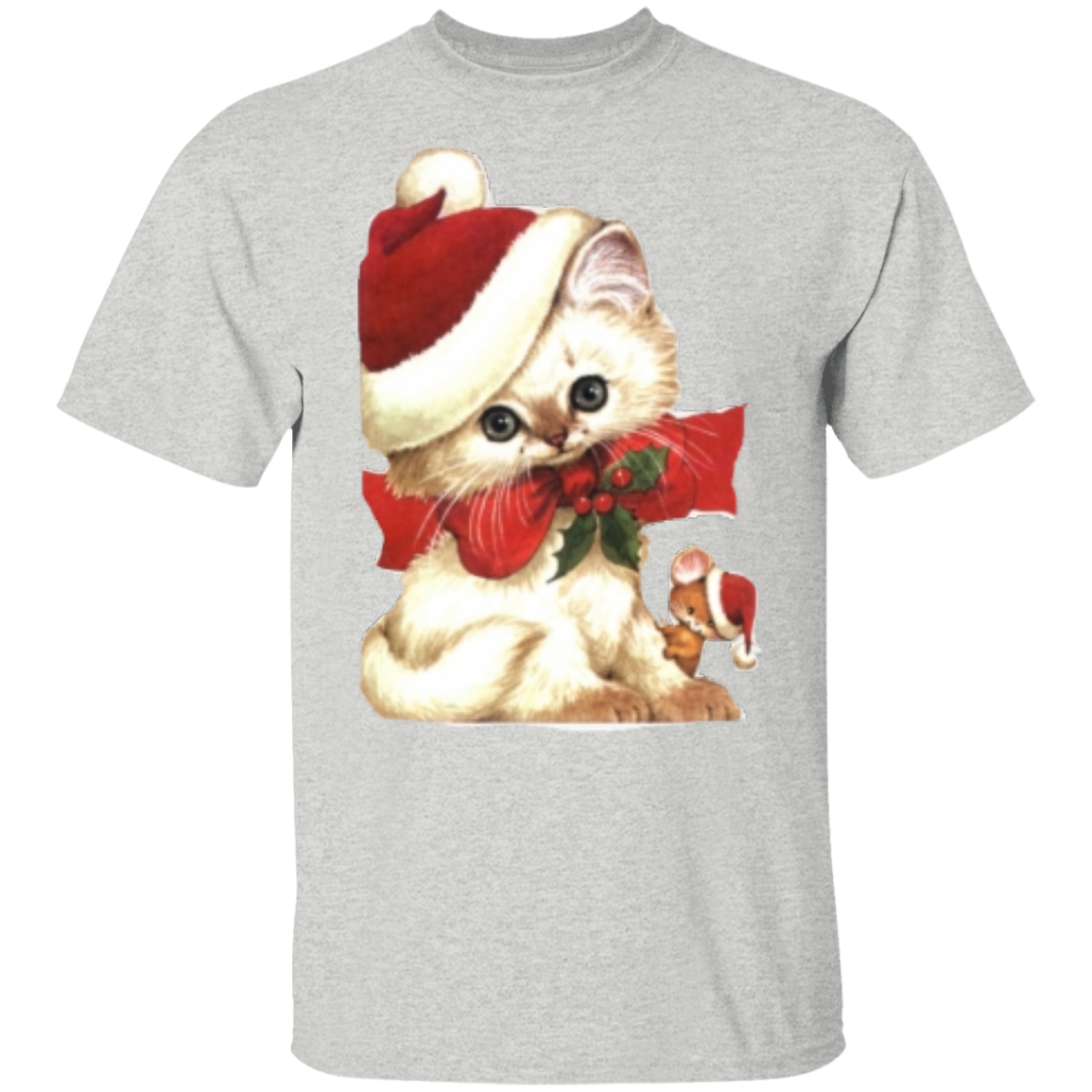 santa kitten Youth t'shirt