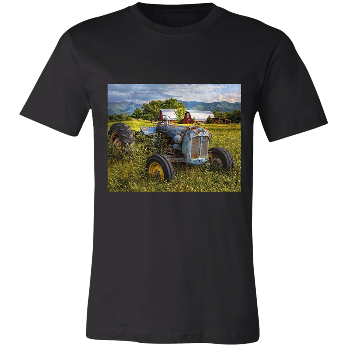 Blue Ford tractor T-shirt