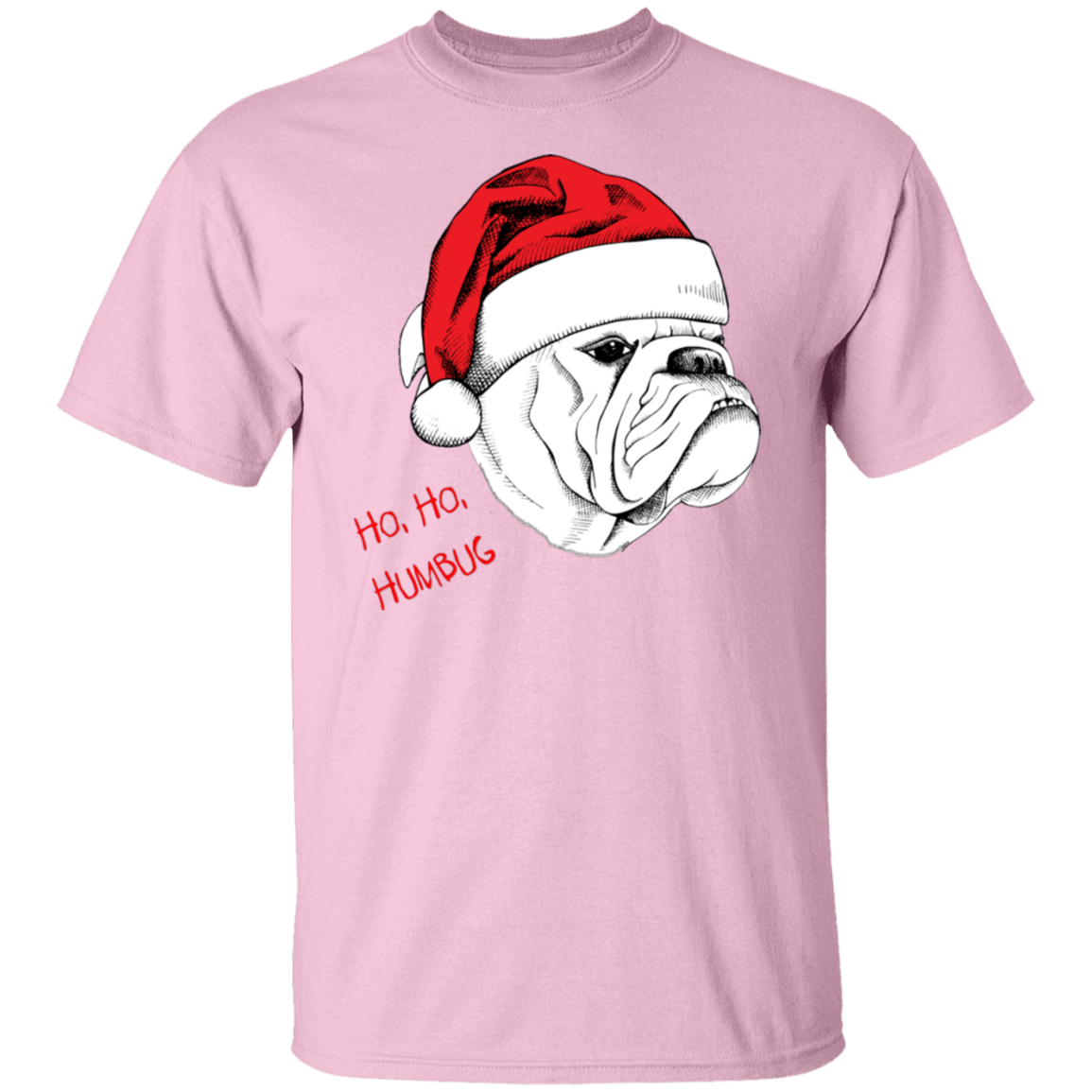 Bulldog Santa T-Shirt