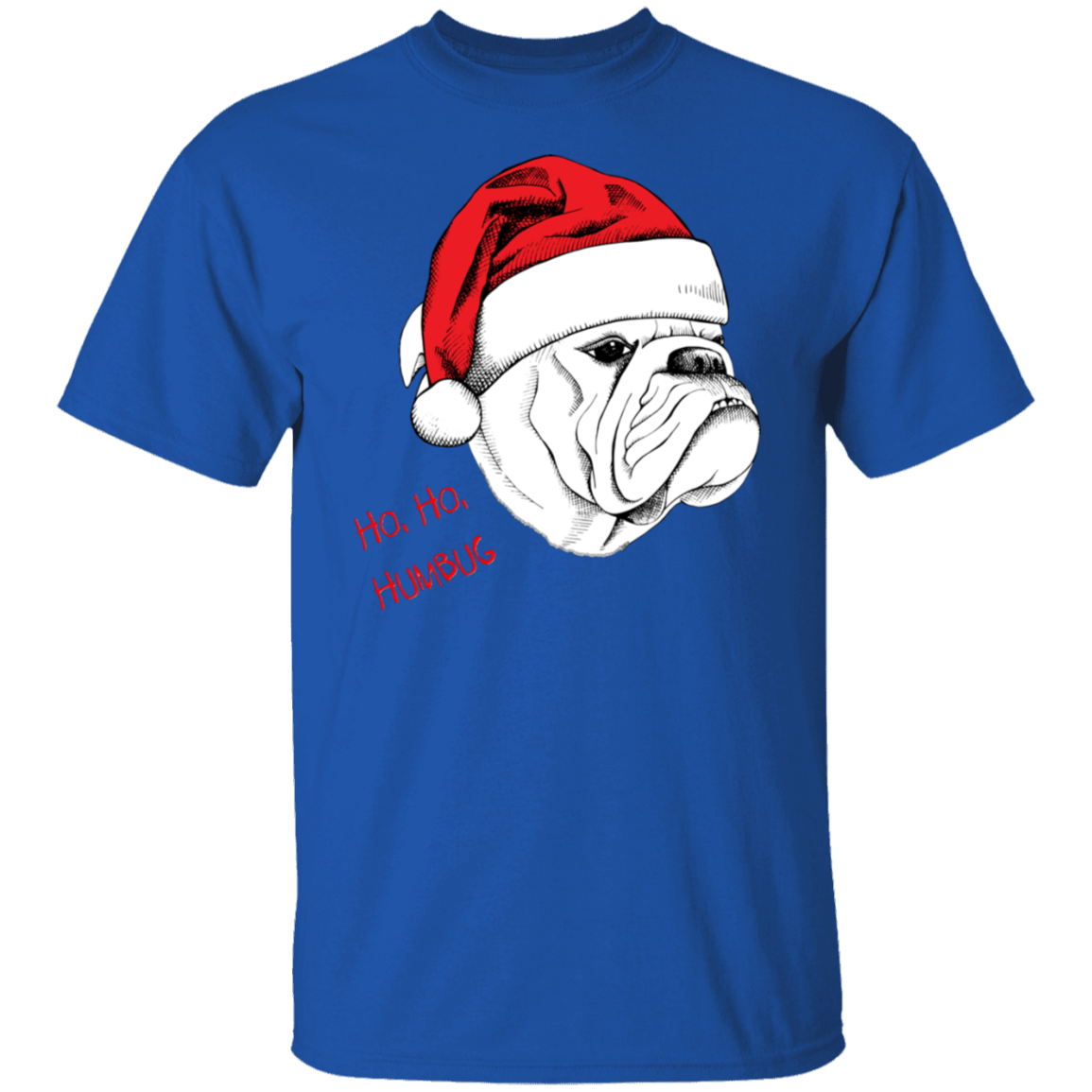 Bulldog Santa T-Shirt