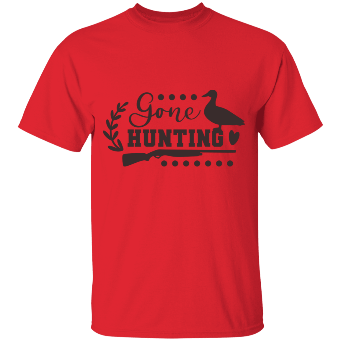 Gone hunting youth Cotton T-Shirt