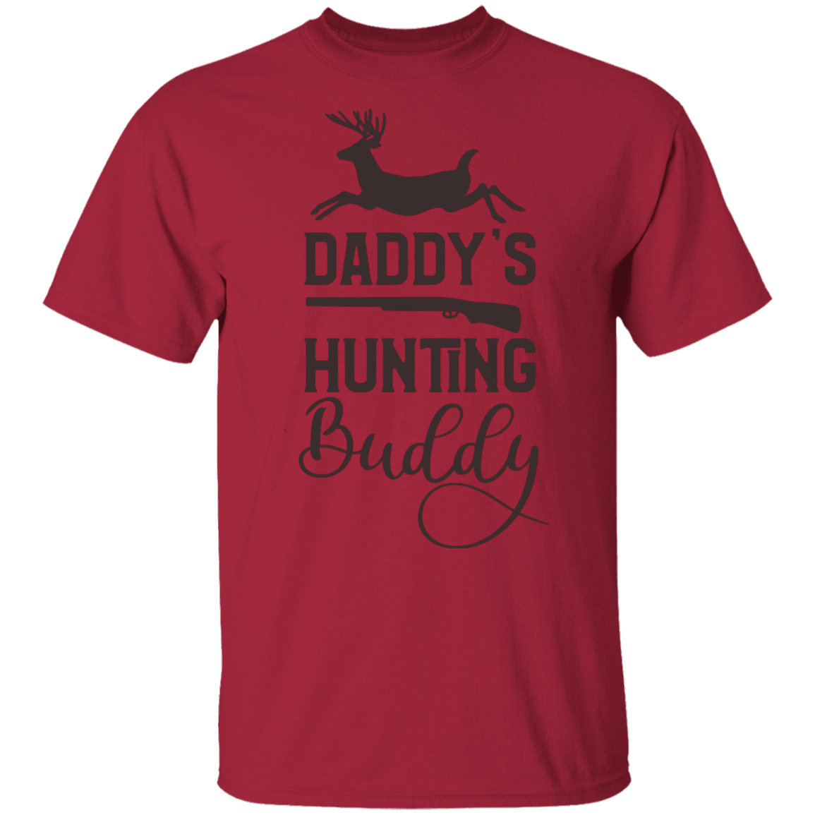 Daddy's hunting buddy youth Cotton T-Shirt