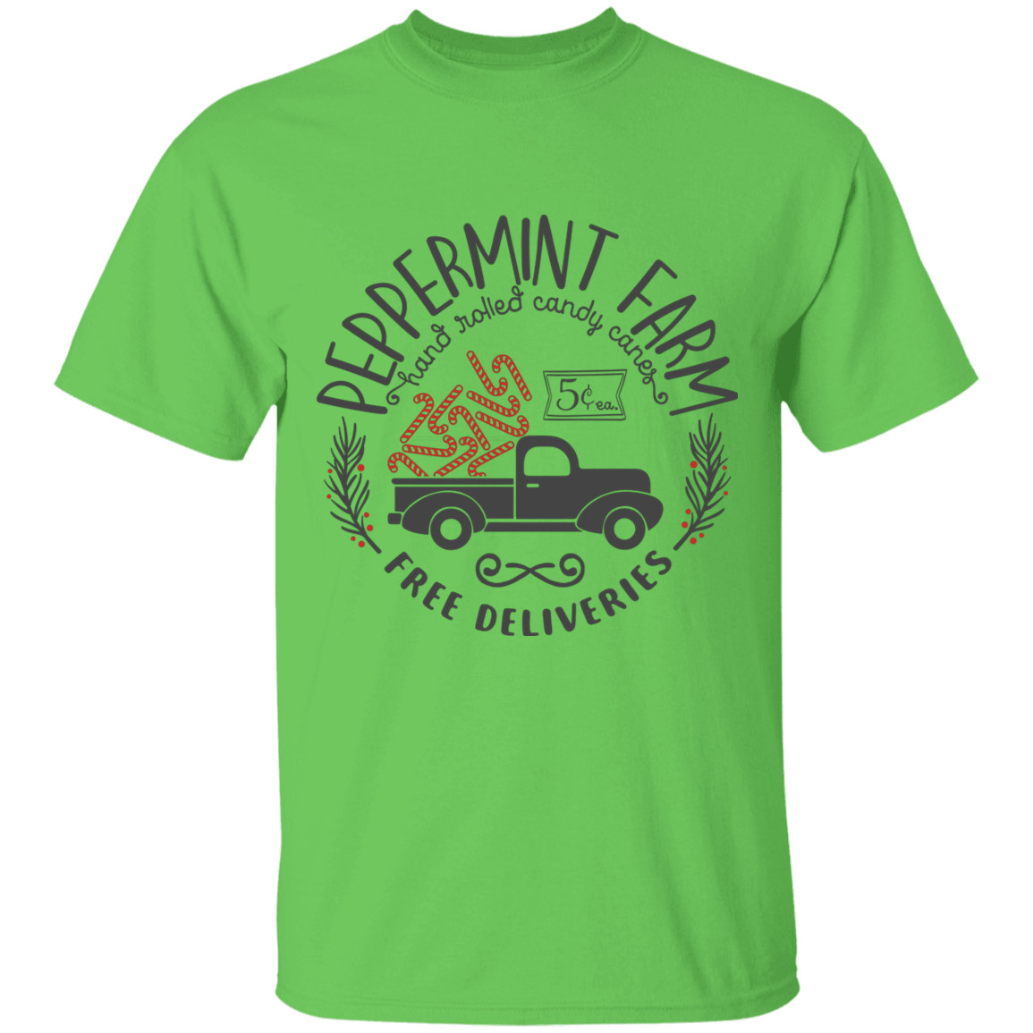 Peppermint farm short sleeve t'shirt