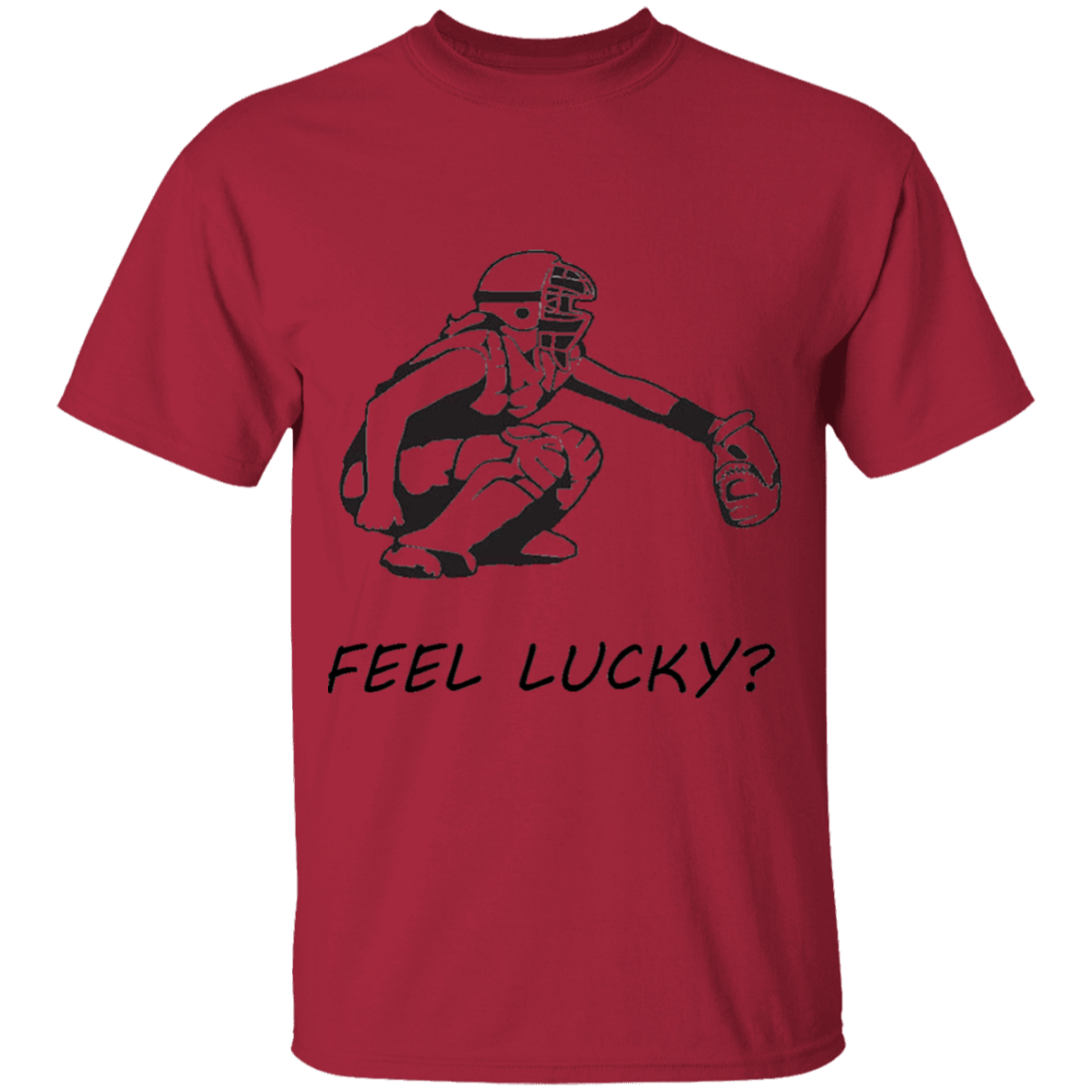 Softball Catcher - feel lucky - T-Shirt (youth)