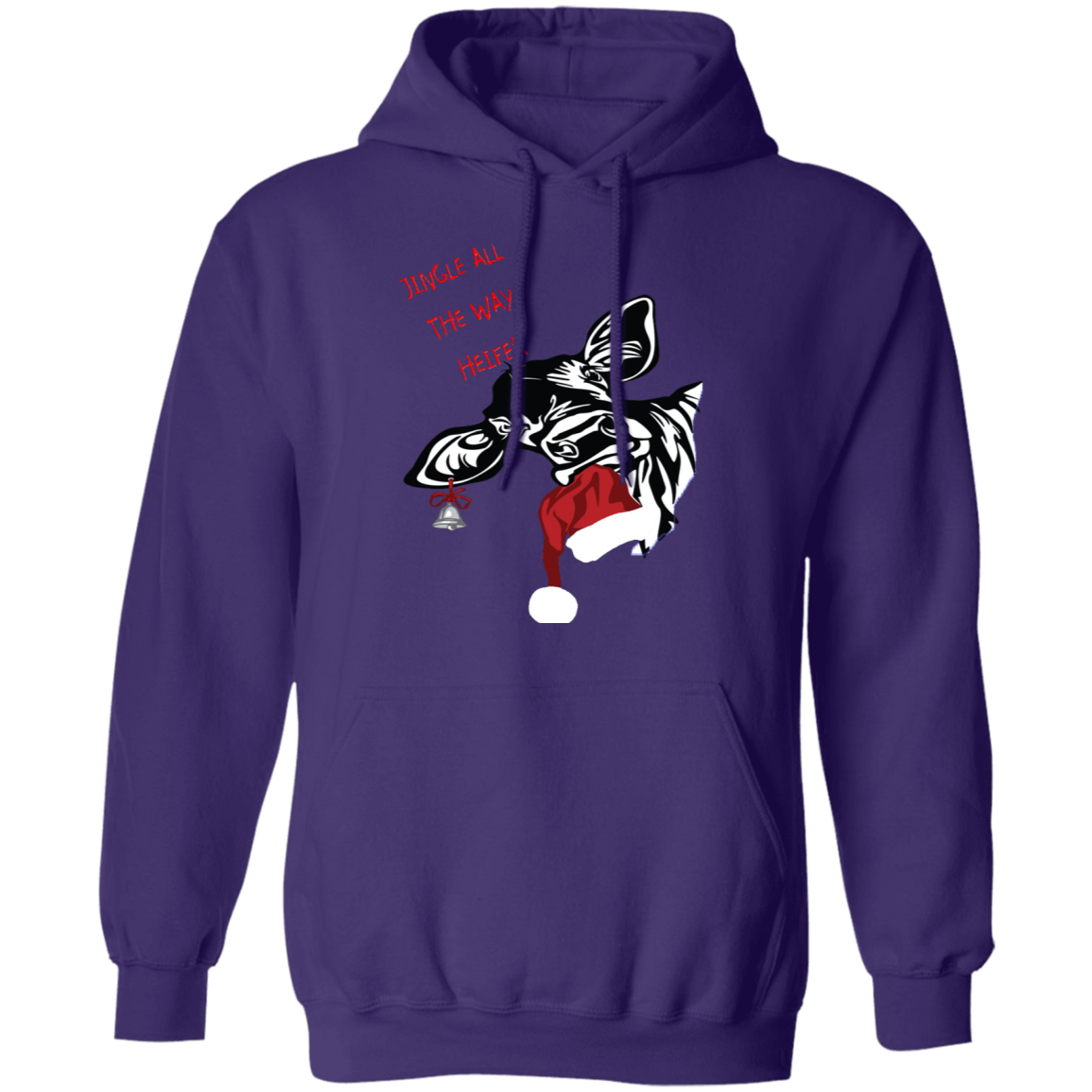 Jingle all the way heifer (2) Pullover Hoodie