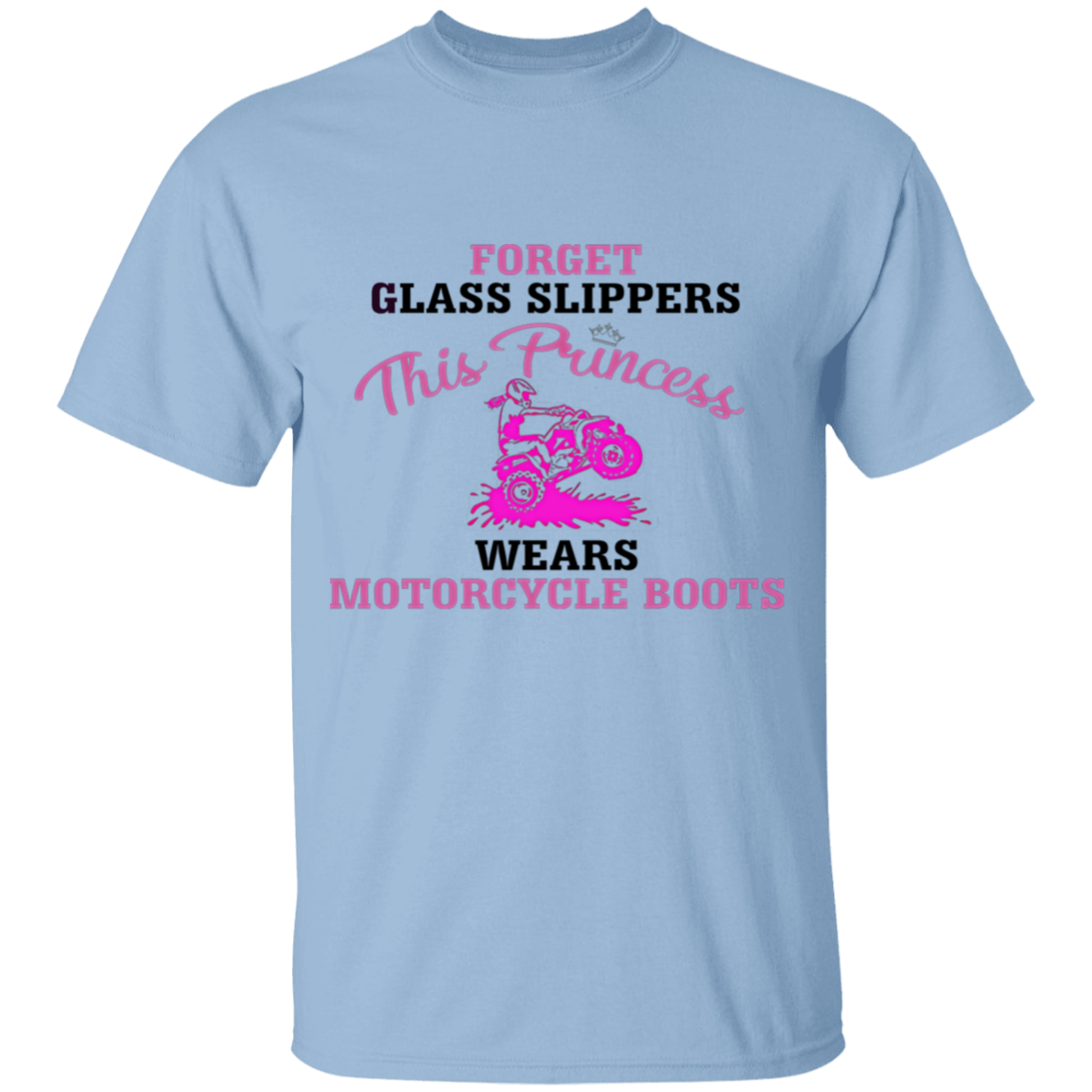 youth princess 4-wheeler short sleeve t'shirt