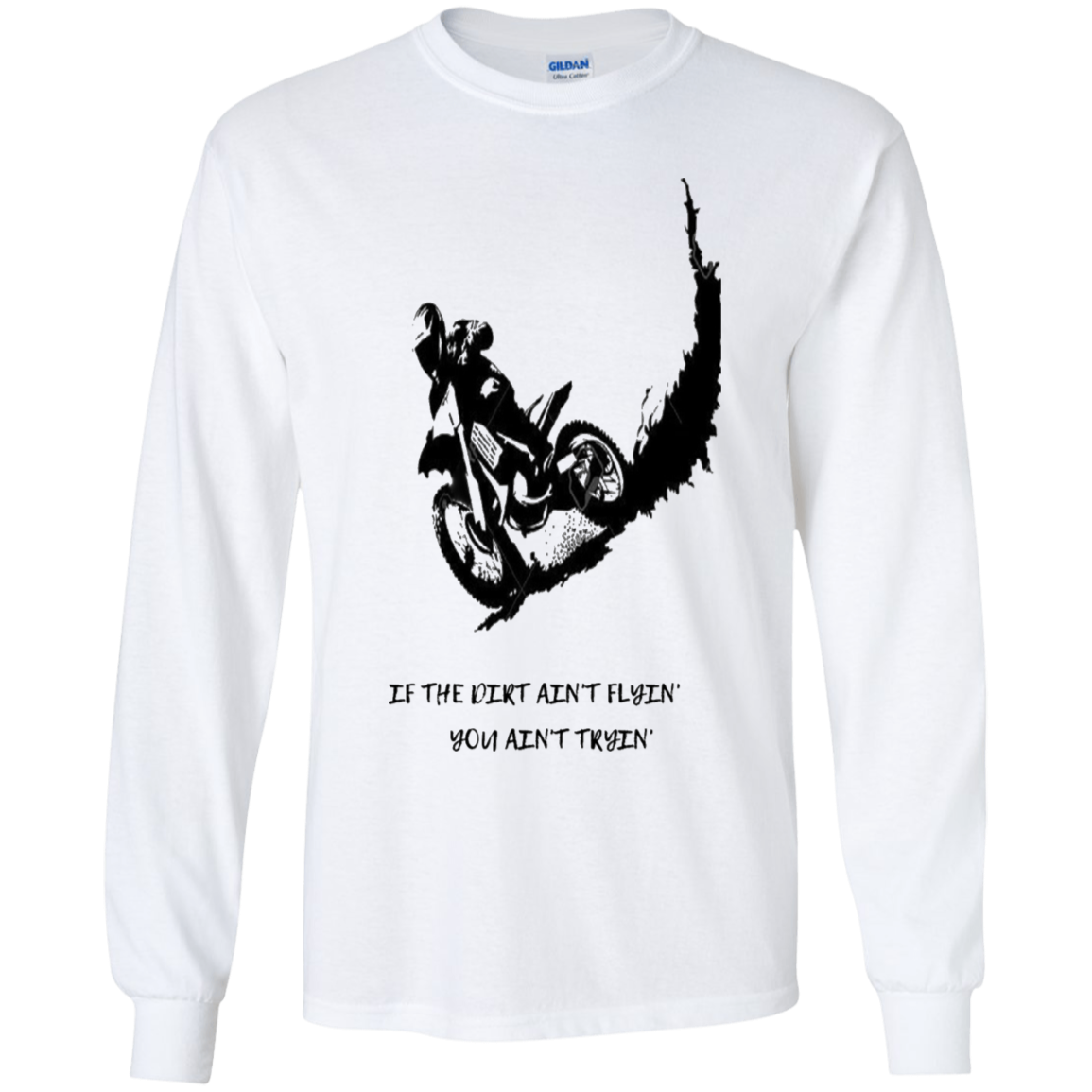 youth dirt flyin' long sleeve t'shirt