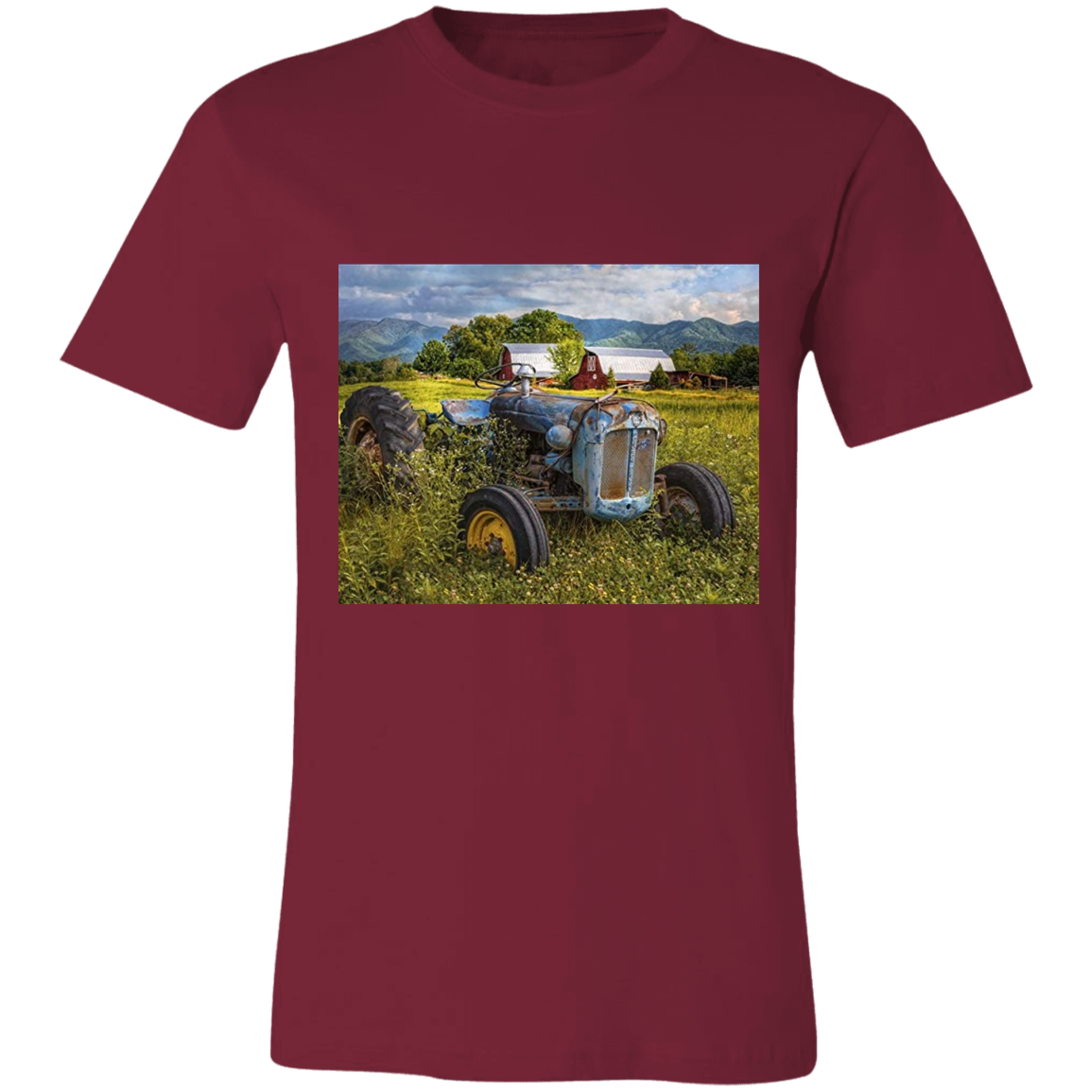 Blue Ford tractor T-shirt